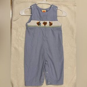 Southern Sunshine Kids- Smocked Thanksgiving Johnjohn